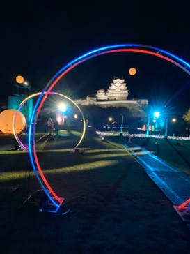 姫路城ライトアップイベント　鏡花水月　@姫路城三の丸広場に投稿された画像（2024/11/29）