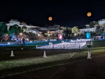 姫路城ライトアップイベント　鏡花水月　@姫路城三の丸広場に投稿された画像（2024/11/30）