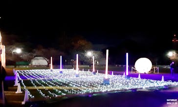 姫路城ライトアップイベント　鏡花水月　@姫路城三の丸広場に投稿された画像（2024/11/30）