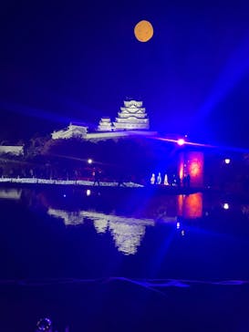 姫路城ライトアップイベント　鏡花水月　@姫路城三の丸広場に投稿された画像（2024/11/30）