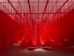 塩田千春　つながる私（アイ）　@大阪中之島美術館に投稿された画像（2024/11/30）