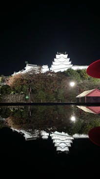 姫路城ライトアップイベント　鏡花水月　@姫路城三の丸広場に投稿された画像（2024/12/1）
