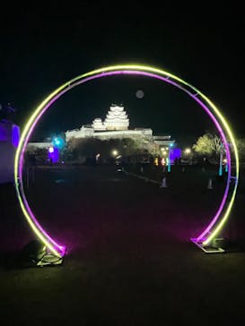 姫路城ライトアップイベント　鏡花水月　@姫路城三の丸広場に投稿された画像（2024/12/1）