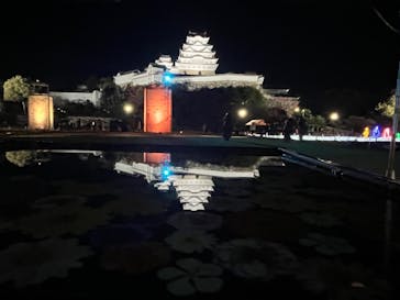 姫路城ライトアップイベント　鏡花水月　@姫路城三の丸広場に投稿された画像（2024/12/1）