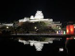姫路城ライトアップイベント　鏡花水月　@姫路城三の丸広場に投稿された画像（2024/12/3）