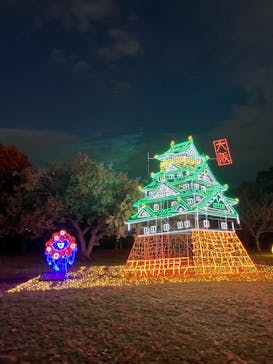 大阪城イルミナージュに投稿された画像（2024/12/5）