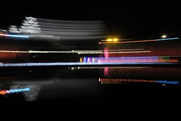 姫路城ライトアップイベント　鏡花水月　@姫路城三の丸広場に投稿された画像（2024/12/5）