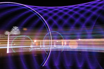 姫路城ライトアップイベント　鏡花水月　@姫路城三の丸広場に投稿された画像（2024/12/5）