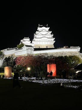 姫路城ライトアップイベント　鏡花水月　@姫路城三の丸広場に投稿された画像（2024/12/7）