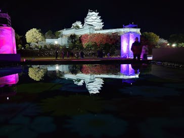 姫路城ライトアップイベント　鏡花水月　@姫路城三の丸広場に投稿された画像（2024/12/7）