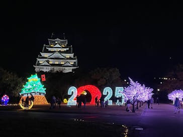 大阪城イルミナージュに投稿された画像（2024/12/8）