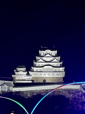 姫路城ライトアップイベント　鏡花水月　@姫路城三の丸広場に投稿された画像（2024/12/8）
