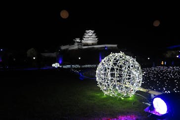 姫路城ライトアップイベント　鏡花水月　@姫路城三の丸広場に投稿された画像（2024/12/11）