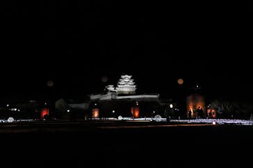 姫路城ライトアップイベント　鏡花水月　@姫路城三の丸広場に投稿された画像（2024/12/11）