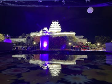 姫路城ライトアップイベント　鏡花水月　@姫路城三の丸広場に投稿された画像（2024/12/11）