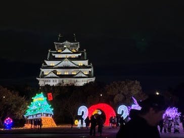 大阪城イルミナージュに投稿された画像（2024/12/15）