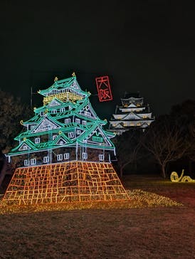 大阪城イルミナージュに投稿された画像（2024/12/15）