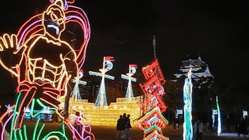 大阪城イルミナージュに投稿された画像（2024/12/25）