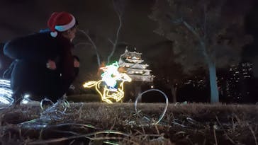 大阪城イルミナージュに投稿された画像（2024/12/25）