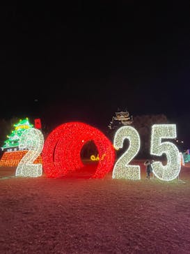 大阪城イルミナージュに投稿された画像（2024/12/31）