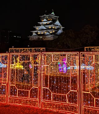 大阪城イルミナージュに投稿された画像（2025/1/12）