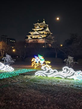 大阪城イルミナージュに投稿された画像（2025/1/13）