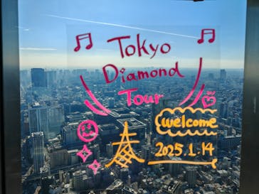 東京タワーに投稿された画像（2025/1/14）