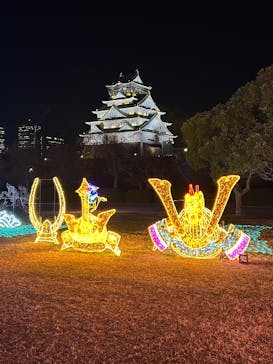 大阪城イルミナージュに投稿された画像（2025/2/6）