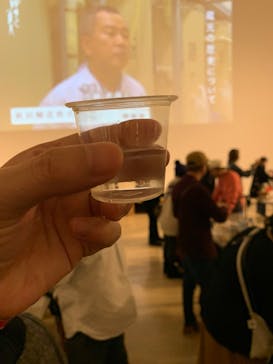 秋田市文化創造館２階　秋田市主催「SAKEと発酵市in秋田市」地酒試飲体験特設会場に投稿された画像（2025/2/8）
