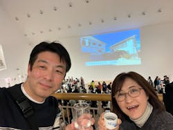 秋田市文化創造館２階　秋田市主催「SAKEと発酵市in秋田市」地酒試飲体験特設会場に投稿された画像（2025/2/8）