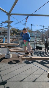 屋外アスレチック「HUGTRATOPS（ハグトラトプス）」に投稿された画像（2025/2/11）