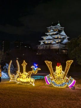 大阪城イルミナージュに投稿された画像（2025/2/12）