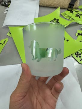 サンドブラスト本部教室 砂で削るガラス工芸教室に投稿された画像（2025/2/23）