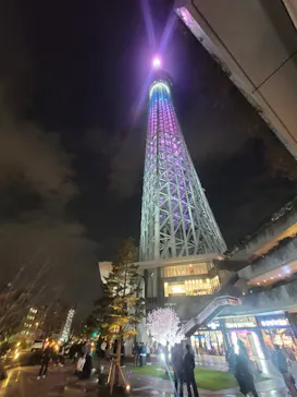 東京スカイツリーに投稿された画像（2025/3/28）