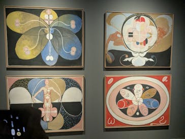 ヒルマ・アフ・クリント展（東京国立近代美術館）に投稿された画像（2025/3/31）