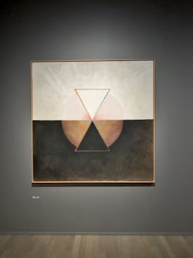 ヒルマ・アフ・クリント展（東京国立近代美術館）に投稿された画像（2025/4/18）