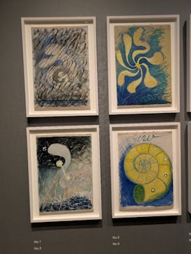 ヒルマ・アフ・クリント展（東京国立近代美術館）に投稿された画像（2025/4/26）