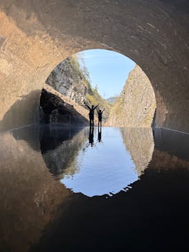 清津峡渓谷トンネルに投稿された画像（2025/4/28）