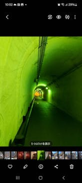 清津峡渓谷トンネルに投稿された画像（2025/4/28）