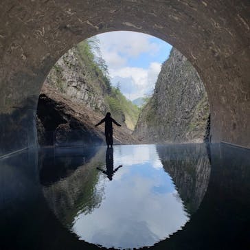 清津峡渓谷トンネルに投稿された画像（2025/5/1）