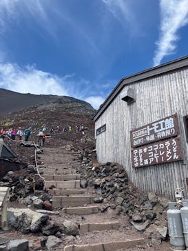 富士山吉田ルート（山梨県）に投稿された画像（2025/7/6）