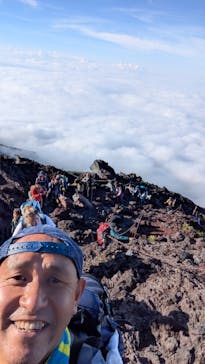 富士山吉田ルート（山梨県）に投稿された画像（2025/7/13）