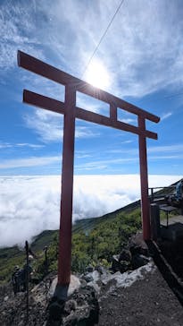 富士山吉田ルート（山梨県）に投稿された画像（2025/7/18）