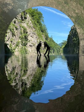 清津峡渓谷トンネルに投稿された画像（2025/7/21）