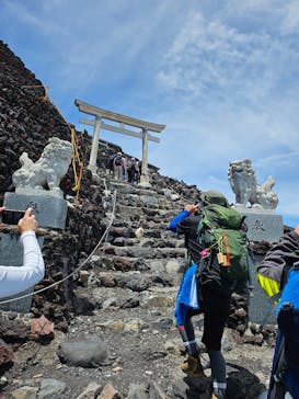 富士山吉田ルート（山梨県）に投稿された画像（2025/7/22）