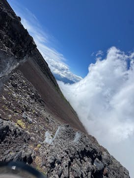 富士山吉田ルート（山梨県）に投稿された画像（2025/7/25）