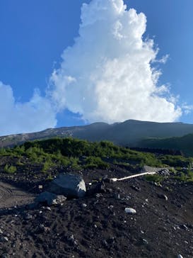 富士山吉田ルート（山梨県）に投稿された画像（2025/7/25）