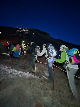 富士山吉田ルート（山梨県）に投稿された画像（2025/7/27）
