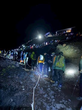 富士山吉田ルート（山梨県）に投稿された画像（2025/7/29）