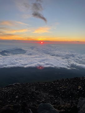 富士山吉田ルート（山梨県）に投稿された画像（2025/8/4）